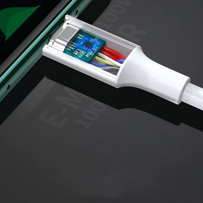 USB-C till USB-C data- och laddningskabel UGREEN US300, 100W, 2m, Vit