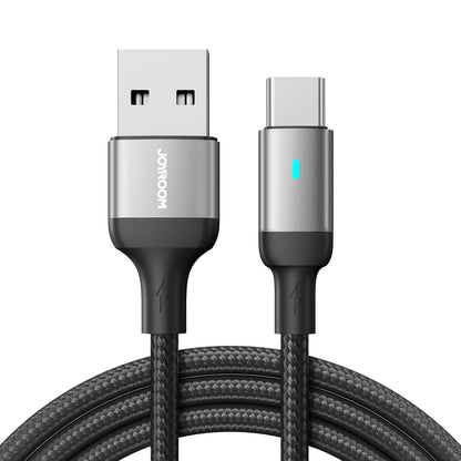 USB-A till USB-C data- och laddningskabel Joyroom A10, 18W, 1.2m, Svart