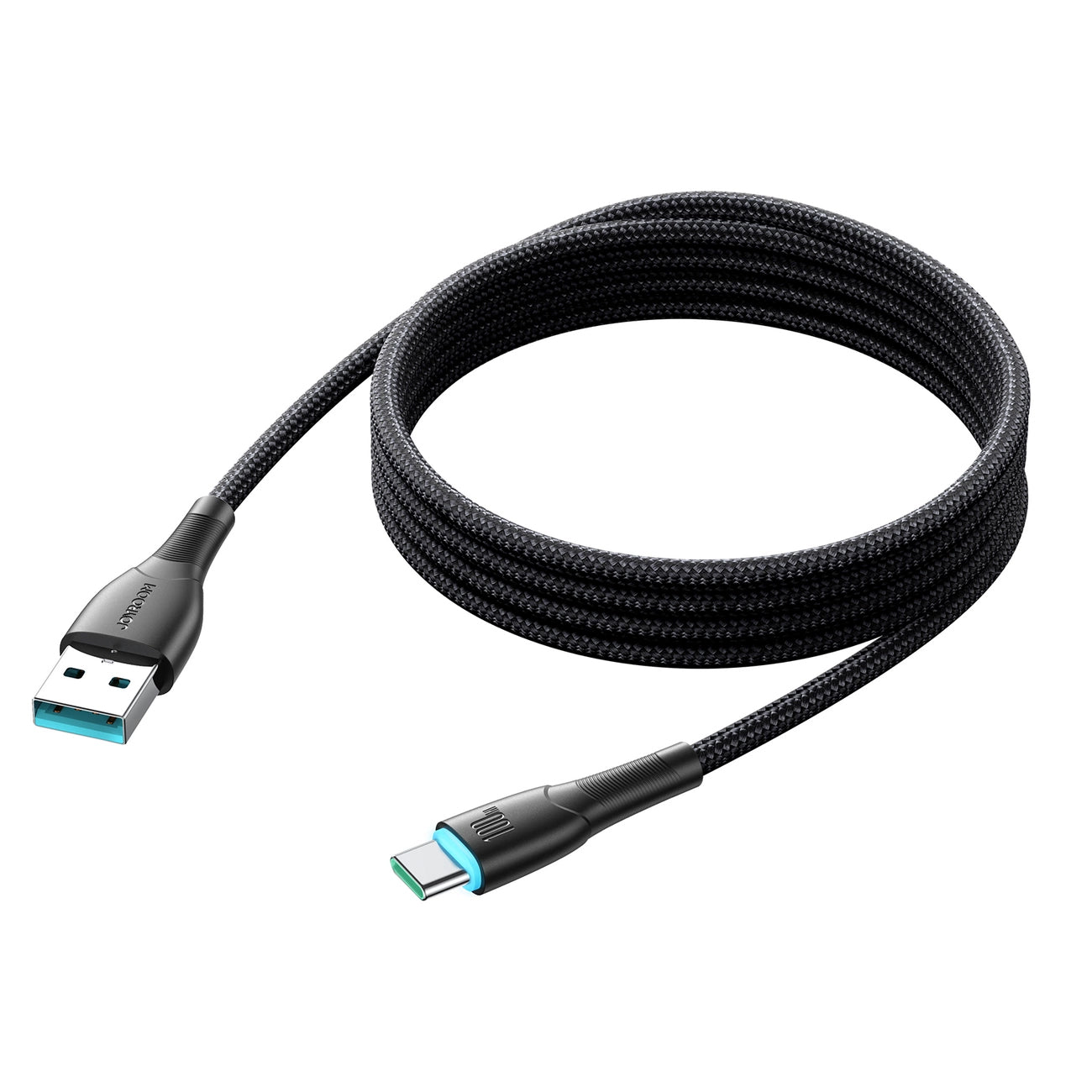 USB-A till USB-C data- och laddningskabel Joyroom S-A32, 100W, 1m, Svart