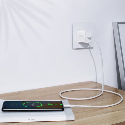 USB-C till USB-C data- och laddningskabel UGREEN US300, 100W, 2m, Vit