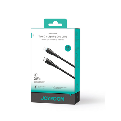 USB-C - Lightning Laddnings- och Datakabel Joyroom S-A32, 30W, 1m, Svart