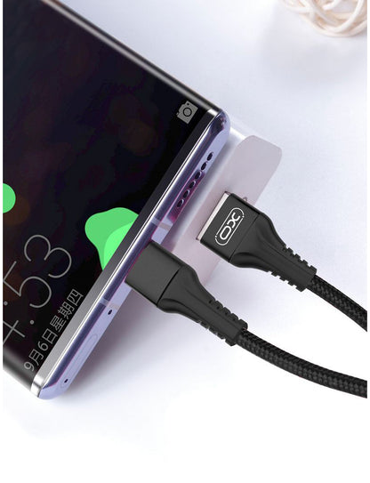 Data- och laddningskabel USB-A - microUSB XO Design NB118, 18W, 1m, Röd