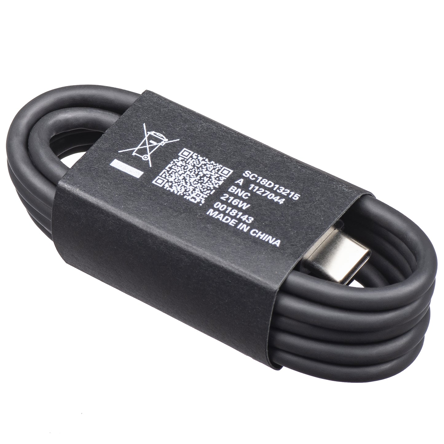 USB-C - USB-C Motorola Data- och Laddningskabel, 1m, Svart SC18D13215