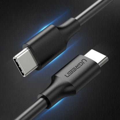 USB-C till USB-C data- och laddningskabel UGREEN US286, 60W, 1m, Svart
