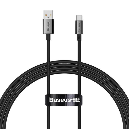 Data- och laddningskabel USB-A - USB-C Baseus Superior Series, 100W, 1,5m, Svart P10320102114-01