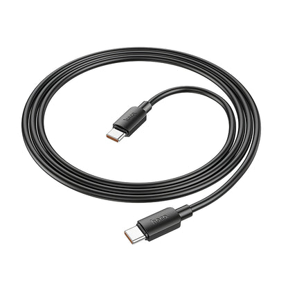USB-C till USB-C Data- och Laddningskabel HOCO X96, 100W, 1m, Svart