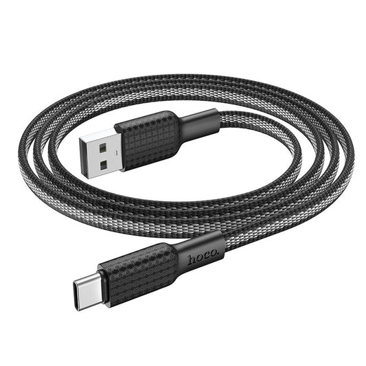 Data- och laddningskabel USB-A till USB-C HOCO X69, 18W, 1m, Svart