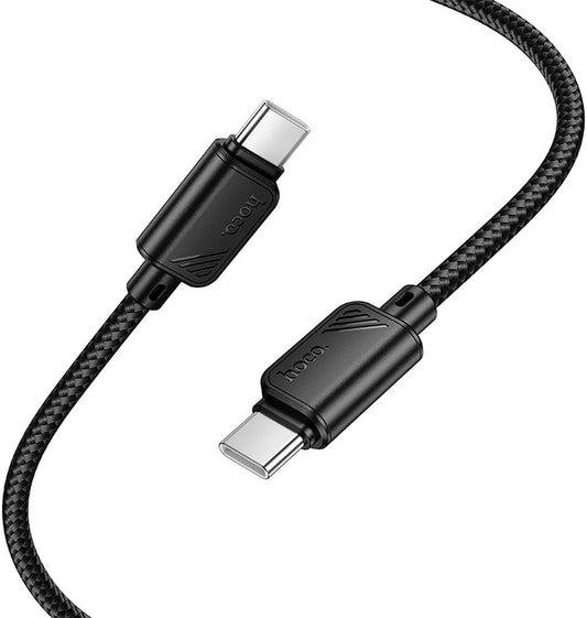 USB-C Data- och Laddningskabel - USB-C HOCO X113, 60W, 1m, Svart