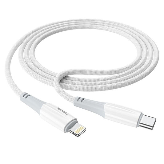 USB-C till Lightning Data- och Laddningskabel HOCO X70, 20W, 1m, Vit
