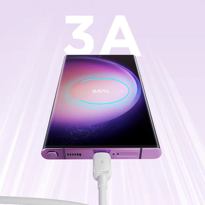 USB-A till USB-C Joyroom S-A14 data- och laddningskabel, 20W, 1.2m, Vit