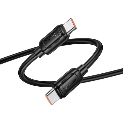 USB-C till USB-C data- och laddningskabel HOCO X115, 240W, 1m, Svart