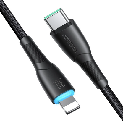 USB-C - Lightning Laddnings- och Datakabel Joyroom S-A32, 30W, 1m, Svart