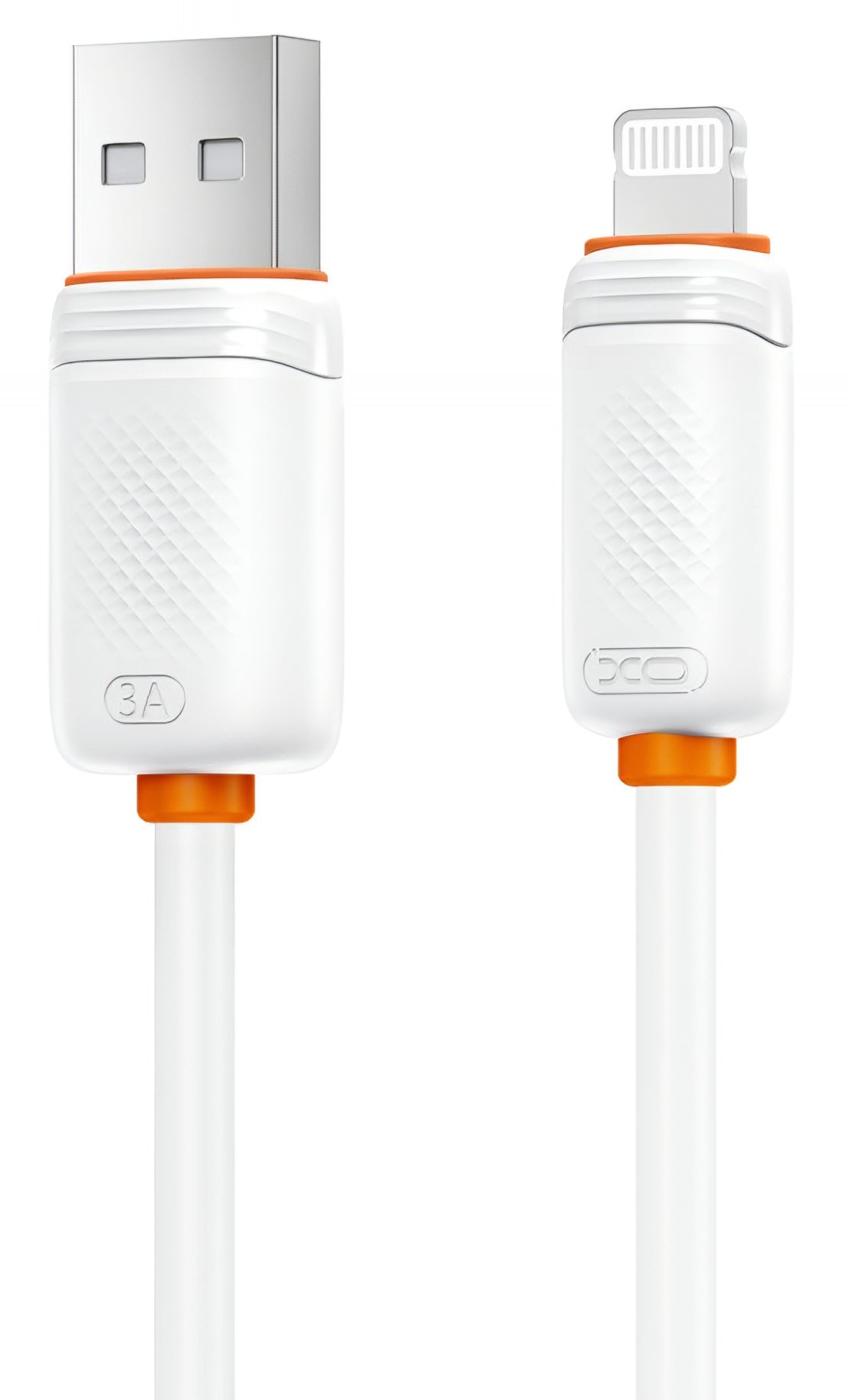 USB-A - Lightning Data- och Laddningskabel XO Design NB302, 18W, 1m, Vit