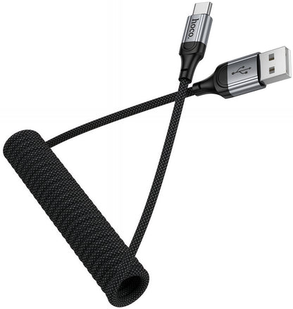 USB-A till USB-C Data- och Laddningskabel HOCO X121, 18W, 1.5m, Svart