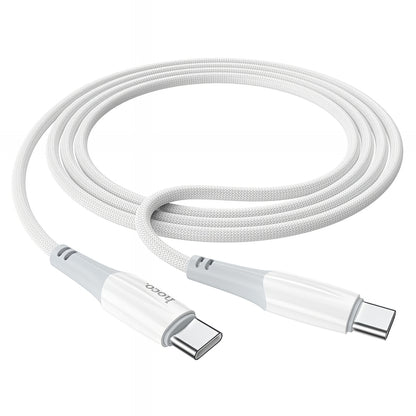 USB-C till USB-C Data- och Laddningskabel HOCO X70, 60W, 1m, Vit