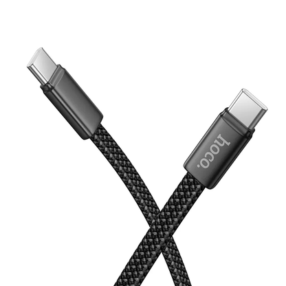 USB-C Data- och Laddningskabel - USB-C HOCO X125, 60W, 1m, Svart