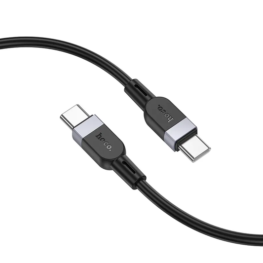 USB-C Data- och laddningskabel - USB-C HOCO X109, 60W, 2m, Svart