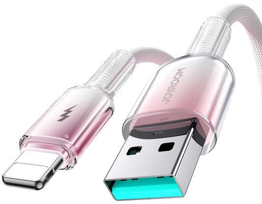 USB-A till Lightning data- och laddningskabel Joyroom S-A42, 18W, 1,2m, vit
