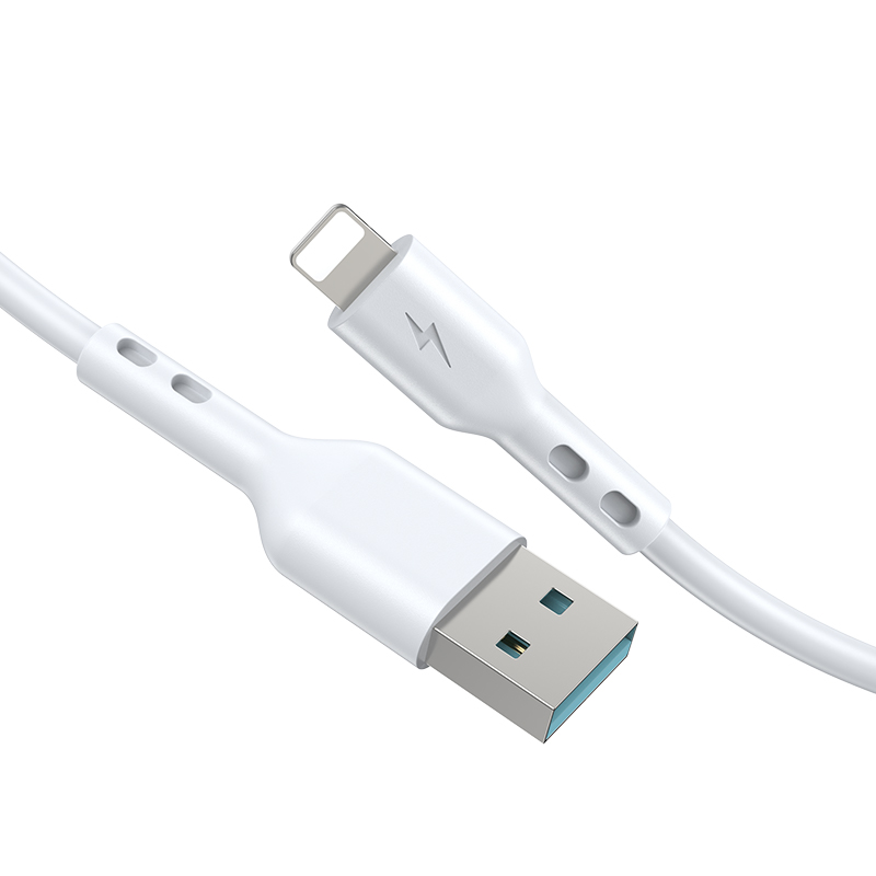 USB-A till Lightning data- och laddningskabel BWOO BO-X172L-2M, 15W, 2m, vit