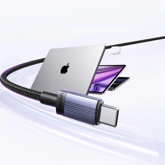 USB-C Data- och laddningskabel - USB-C UGREEN, 100W, 2m, Svart