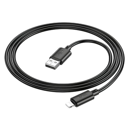 Data- och laddningskabel USB-A - Lightning HOCO X88, 18W, 1m, svart 