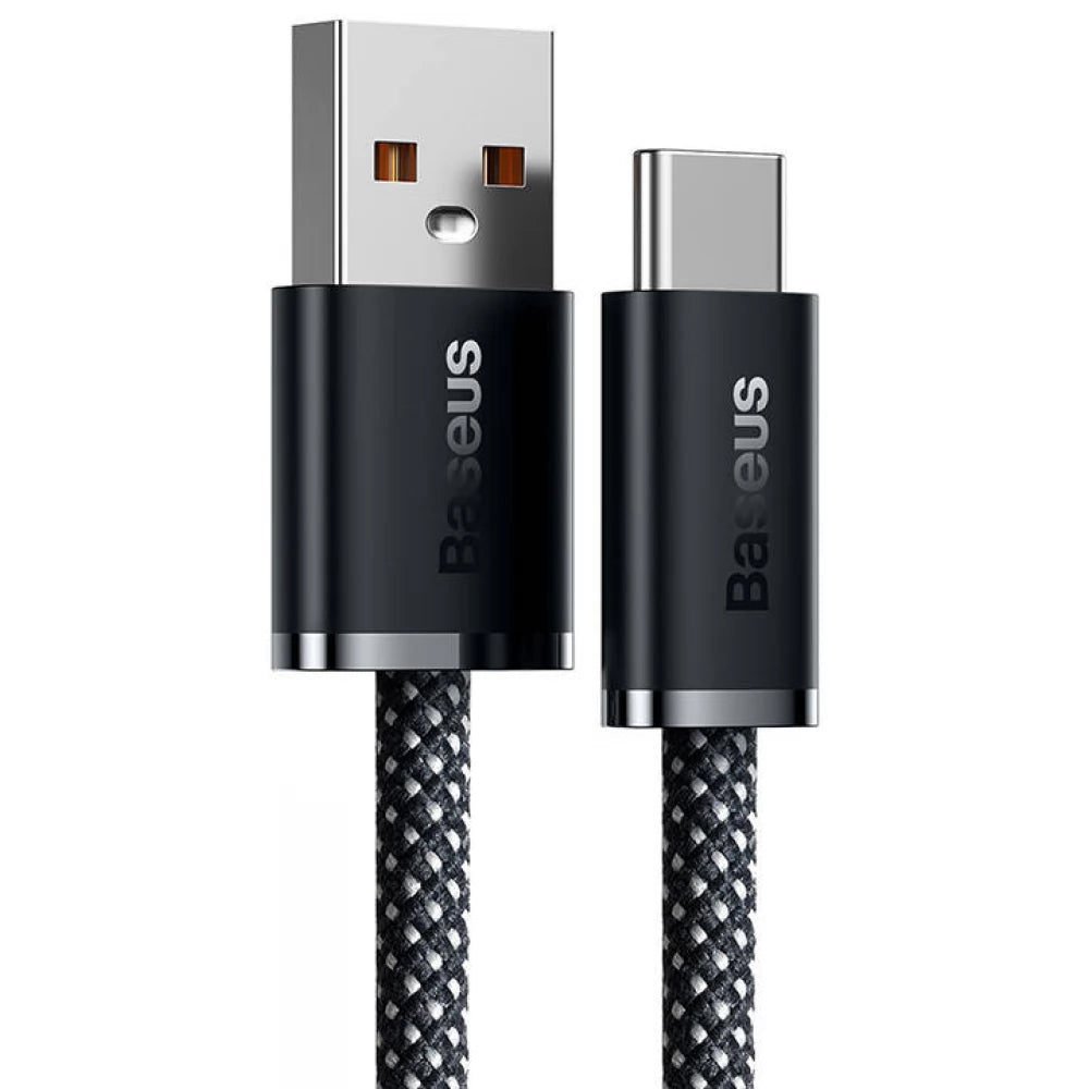 USB-A till USB-C Data- och Laddningskabel Baseus Dynamic Series, 100W, 2m, Grå CALD000716