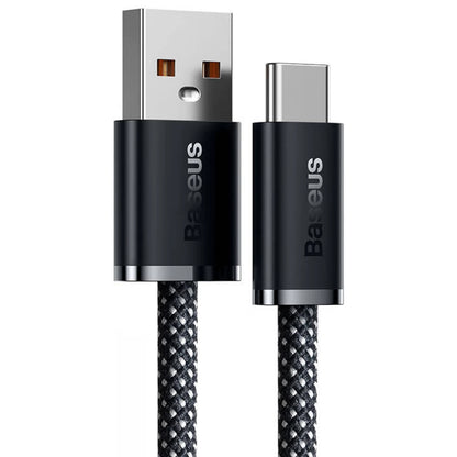 USB-A till USB-C Data- och Laddningskabel Baseus Dynamic Series, 100W, 2m, Grå CALD000716