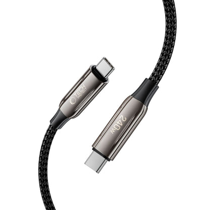 USB-C Data- och Laddningskabel - USB-C Tech-Protect UB10T Ultraboost, 240W, 1m, Svart