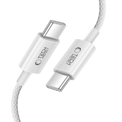 USB-C Data and Charging Cable - USB-C Tech-Protect Ultraboost Lite, 60W, 1m, Silver