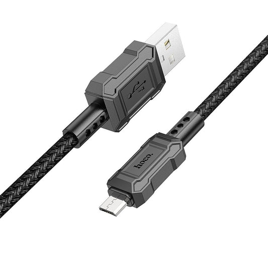 USB-A - microUSB data- och laddningskabel HOCO Leader X94, 18W, 1m, Svart