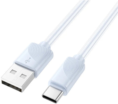 USB-A till USB-C Data- och Laddningskabel HOCO X114, 18W, 1m, Blå