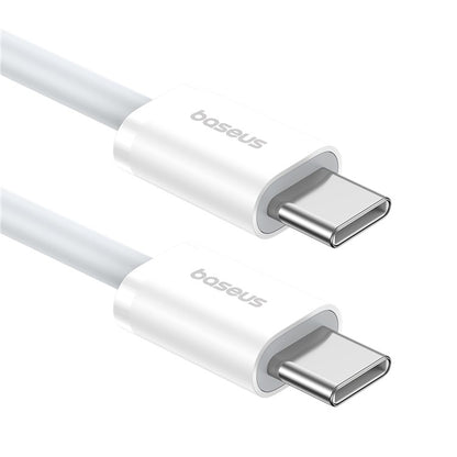 USB-C till USB-C Data- och Laddningskabel Baseus Superior Series 2, 30W, 1m, Vit P10365200211-00