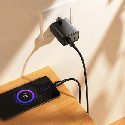 Data- och laddningskabel USB-A till microUSB HOCO X120, 18W, 1m, Svart