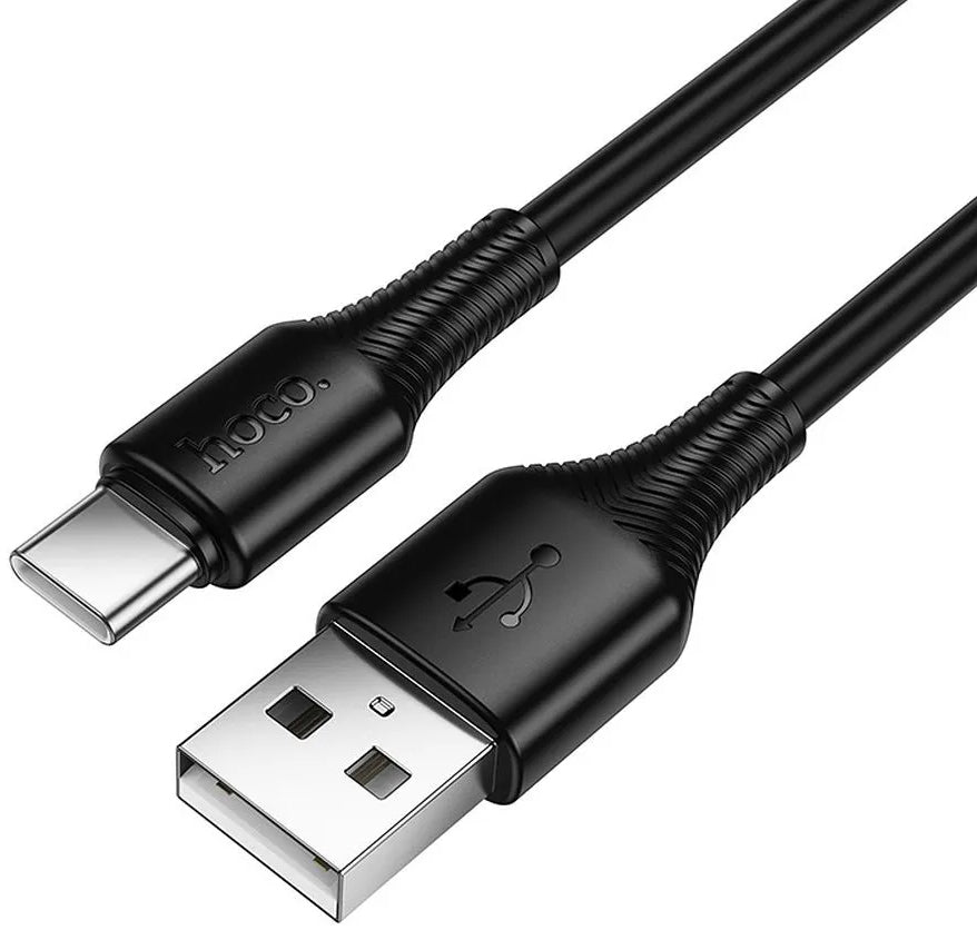 USB-A till USB-C data- och laddningskabel HOCO X120, 60W, 1m, Svart