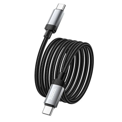 USB-C Data- och Laddningskabel - USB-C HOCO X117, 60W, 1m, Svart