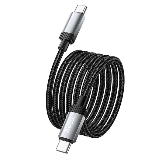 USB-C Data- och Laddningskabel - USB-C HOCO X117, 60W, 1m, Svart