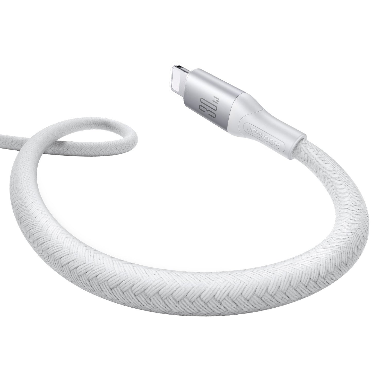 USB-C till Lightning-laddnings- och datakabel Joyroom S-A28 Flash, 30W, 1m, Vit