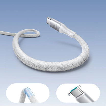 USB-C till USB-C data- och laddningskabel Joyroom S-A28 Flash, 60W, 2m, Vit
