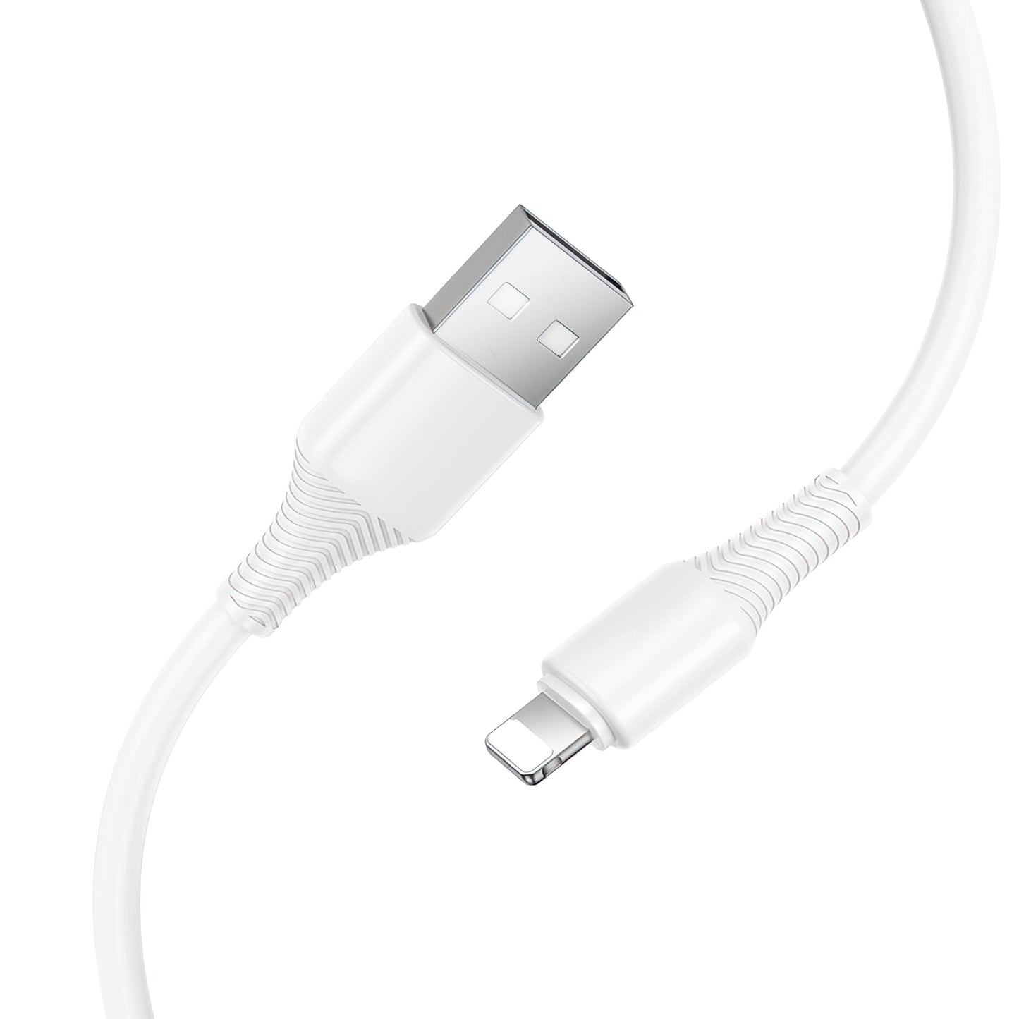 Data- och laddningskabel USB-A - Lightning HOCO X120, 18W, 1m, Vit