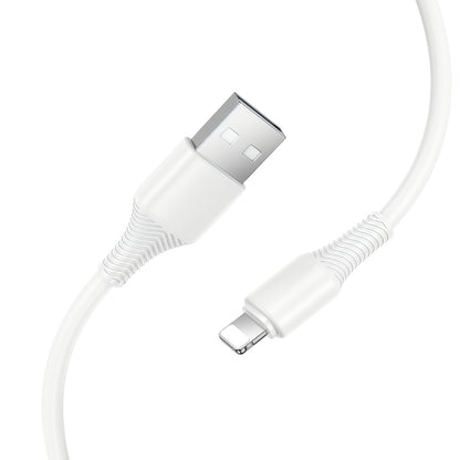 Data- och laddningskabel USB-A - Lightning HOCO X120, 18W, 1m, Vit