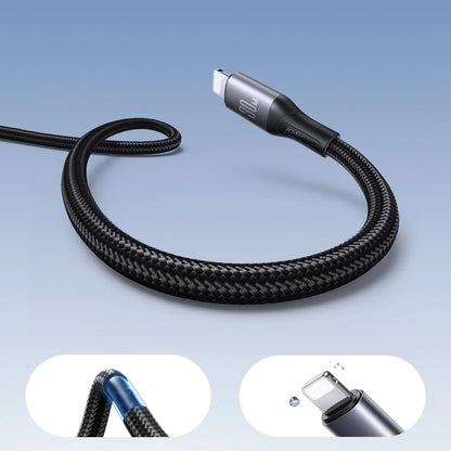 USB-C till Lightning-laddnings- och datakabel Joyroom S-A28 Flash, 30W, 2m, Svart