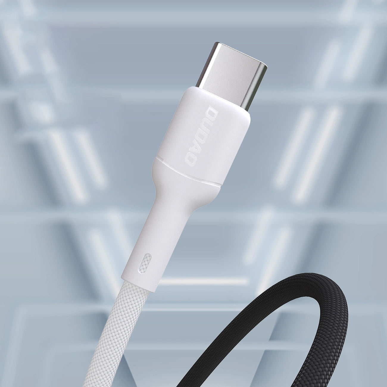 USB-A till USB-C Dudao L9T data- och laddningskabel, 100W, 1m, Vit