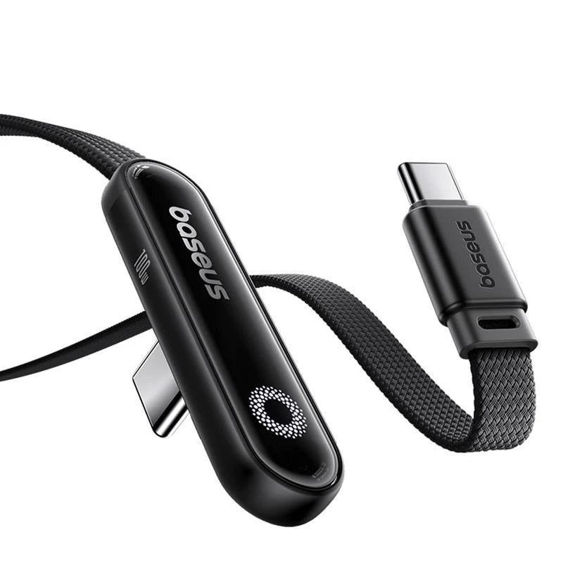 USB-C till USB-C Data- och Laddningskabel Baseus MVP 3, 100W, 1m, Svart P10382500121-00