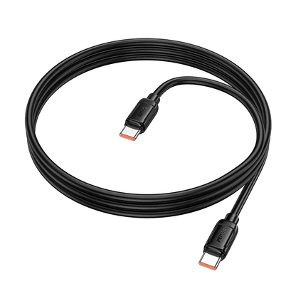 USB-C till USB-C data- och laddningskabel HOCO X115, 240W, 1m, Svart