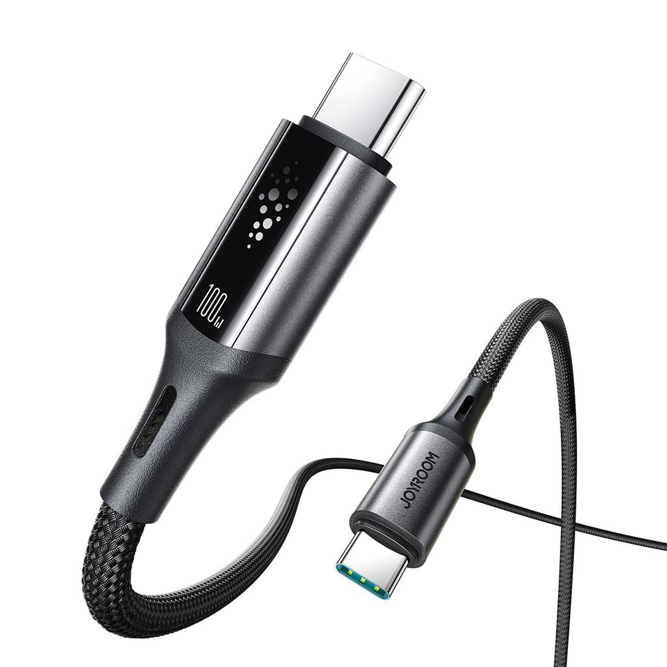 USB-C till USB-C data- och laddningskabel Joyroom S-A60 StarTalk, 100W, 1.2m, Svart