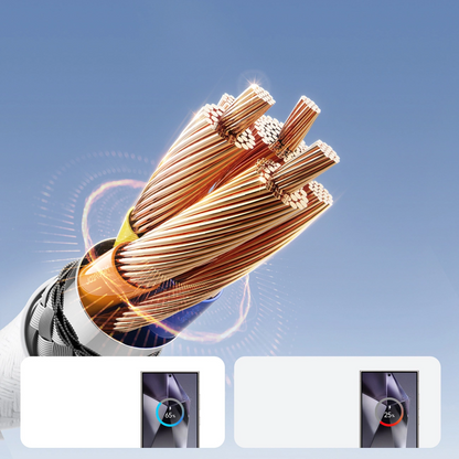 Data- och laddningskabel USB-A till USB-C Joyroom S-A28 Flash, 18W, 1m, Vit