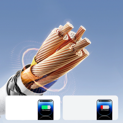 USB-A - Lightning Joyroom S-A28 Flash data- och laddningskabel, 18W, 1m, Vit