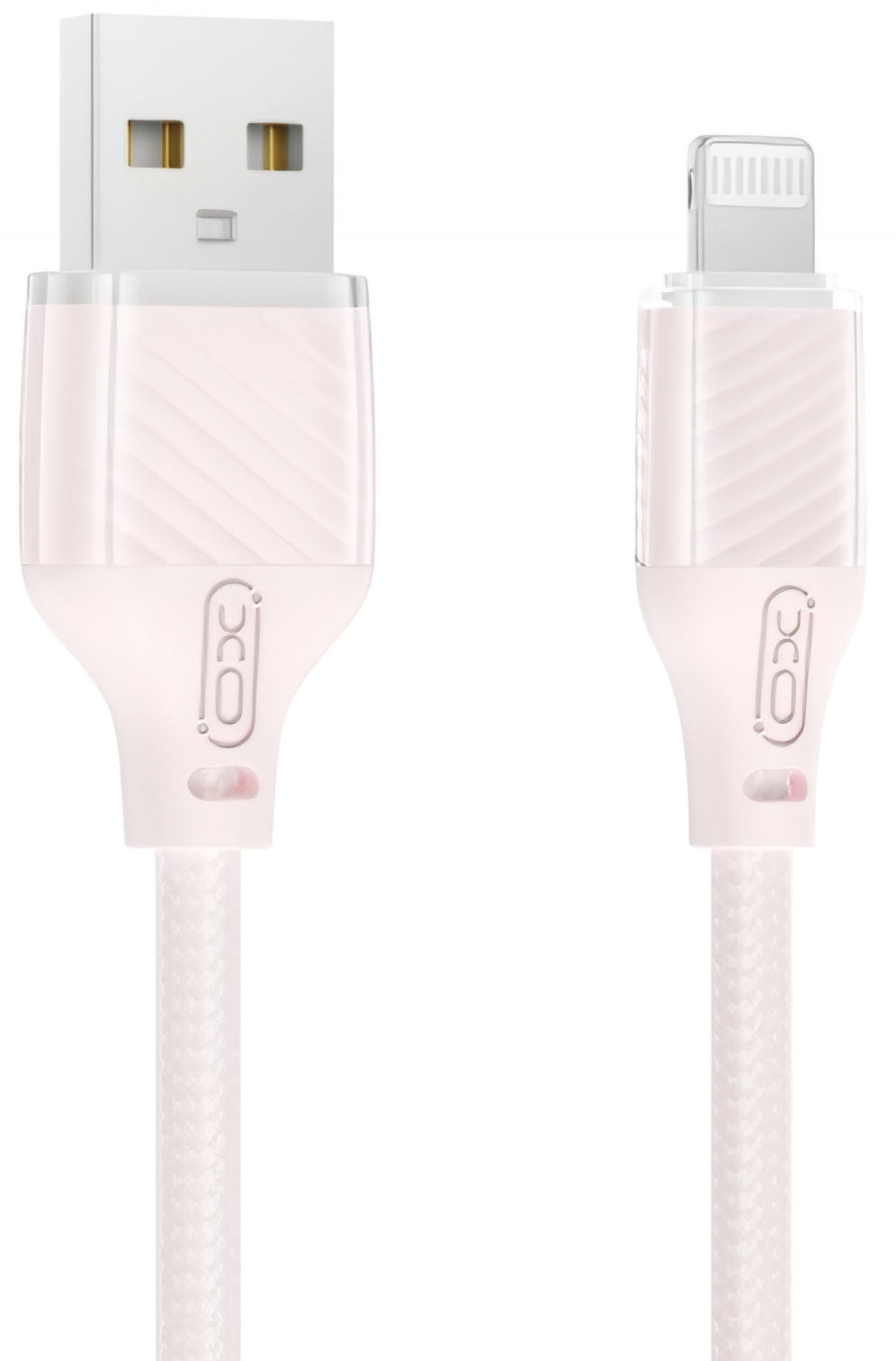 USB-A - Lightning Data- och Laddningskabel XO Design NB291, 18W, 1m, Rosa