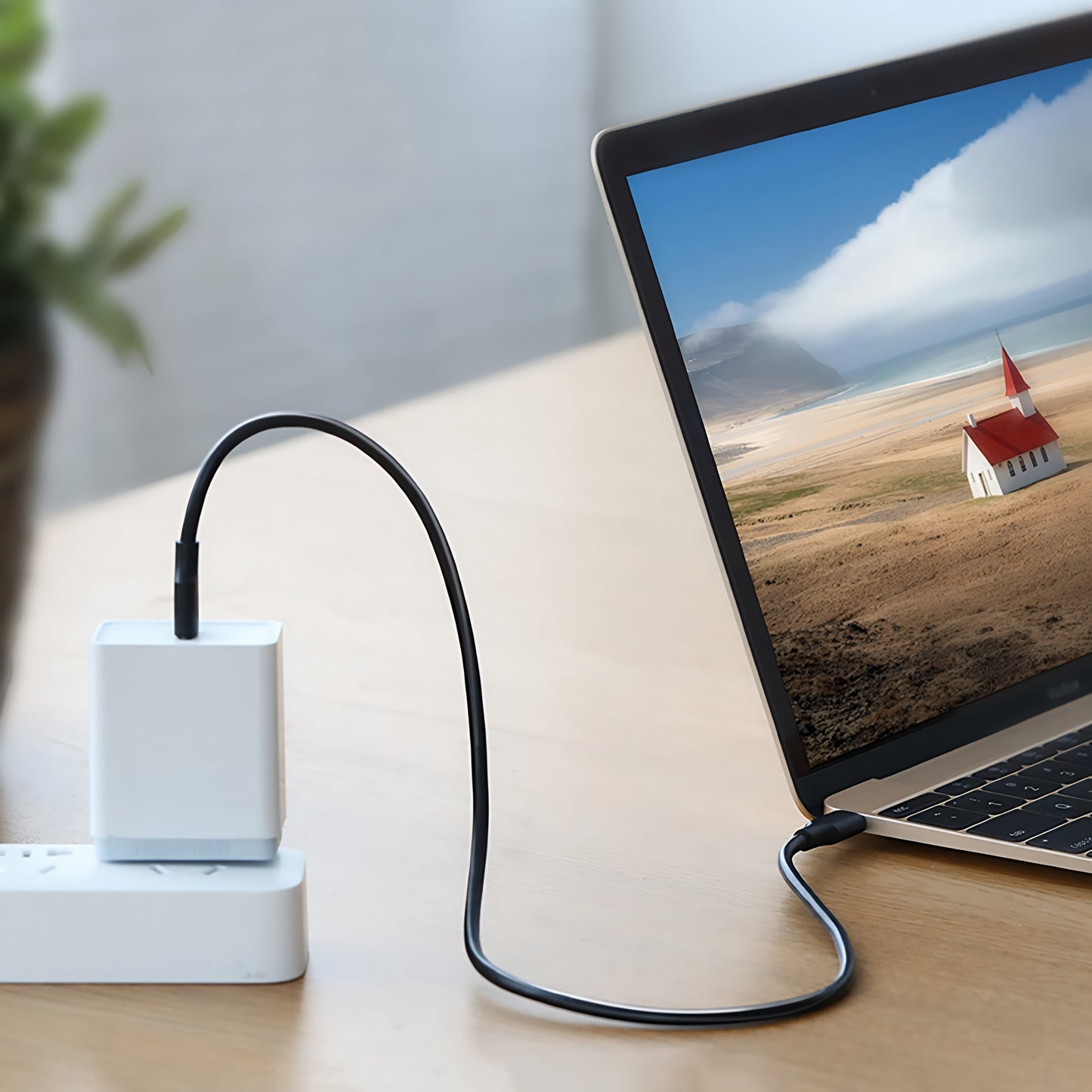 USB-C till USB-C data- och laddningskabel UGREEN US286, 60W, 3m, Svart