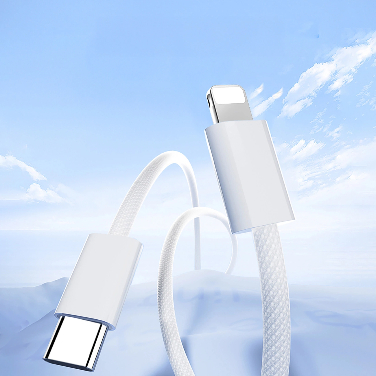 USB-C till Lightning Data- och Laddningskabel Joyroom S-A45, 30W, 1m, Vit